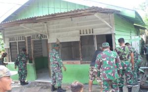 Janda Veteran Dapat Bedah Rumah dari Kodim 0415 Batanghari