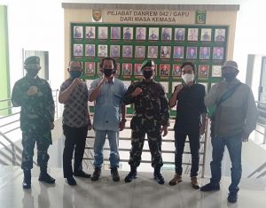 Pengurus Provinsi FONI Jambi Audiensi dengan Danrem 042/Gapu