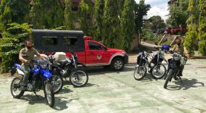 Petugas Karhutla di Jambi Pakai Yamaha WR 155