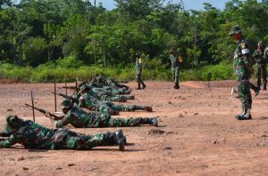 Korem 042/Gapu Gelar Latihan Menembak TW IV 2020