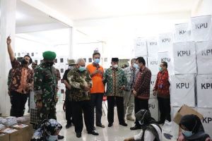 Pastikan Kesiapan Pilkada, Danrem bersama Pjs. Gubernur Jambi Cek Logistik