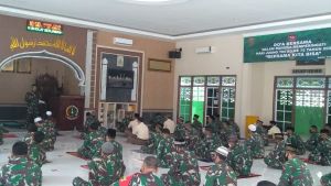 Korem 042/Gapu Gelar Doa Bersama Sambut Hari Juang Kartika TNI AD