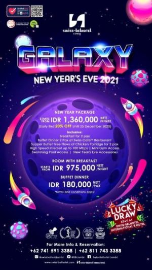 Ayo Rayakan Pergantian Tahun di Swiss-Belhotel Jambi
