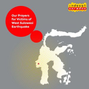 Indosat Ooredoo Peduli Korban Gempa di Mamuju-Majene, Sulawesi Barat