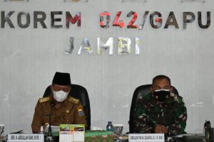 Cari Solusi Permanen Penanganan Karhutla di Provinsi Jambi, Korem 042/Gapu Gelar FGD
