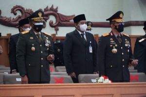 Danrem 042/Gapu Hadiri Rapat Paripurna Istimewa DPRD Provinsi Jambi