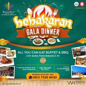 Nikmati Dinner Natal & Tahun Baru Hanya di Rumah Kito by WH