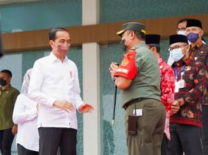 Amankan Kunjungan Presiden Jokowi ke Jambi, Danrem Ucapkan Terimakasih Kepada Pasukan Pam VVIP