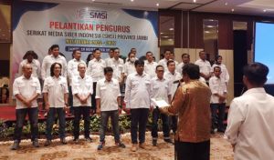 Pengurus SMSI Provinsi Jambi Masa Bakti 2022-2027 Resmi Dilantik
