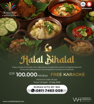 Nikmati Paket Halal Bihalal dan Mudik di Rumah Kito