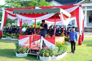 Wagub Sani Pimpin Upacara Harkitnas Ke-115