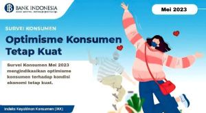 Survei Konsumen Mei 2023, Optimisme Konsumen di Jambi Tetap Kuat