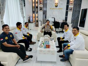 Silaturahmi ke Kapolresta Jambi, PWI Kota Jambi Sampaikan Program Kerja
