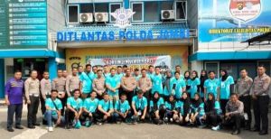 Dir Lantas Polda Jambi Lepas Kontingen Bola Voli Polda Jambi Ikuti Ajang Kapolri Cup 2023