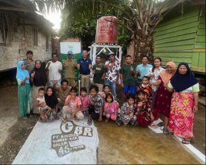 PT Rigunas Agri Utama Bangun Sumur Bor Bagi Warga Dusun Ulu Gedung 