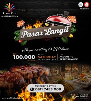 Pasar Langit di Rumah Kito By WH, Makan Sepuasnya Hanya 100 Ribu