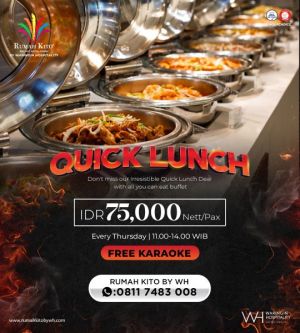 Makan Sepuasnya di Rumah Kito by WH, Hanya Keluar Kocek Segini