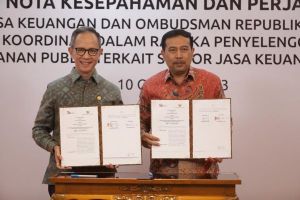OJK dan Ombudsman Perkuat Kerja Sama Pelayanan Publik