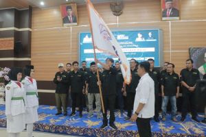 SMSI Tanjab Barat Dikukuhkan, Bupati Berharap SMSI Jadi Mitra Strategis Pemda