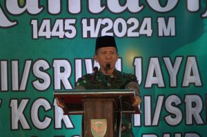 Pererat Silaturahmi, Pangdam II/Sriwijaya Buka Bersama Keluarga Besar Korem 042