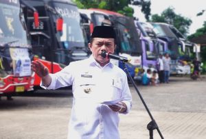 Gubernur Jambi Lepas Mudik Gratis Warga Jambi dan Mahasiswa di Perantauan