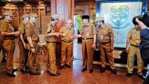 Hari Pertama Masuk Kerja, Gubernur Al Haris Gelar Halal Bihalal dengan Pegawai Pemprov Jambi