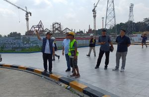 Sidak Proyek Islamic Center, Al Haris Optimis Selesai Tepat Waktu