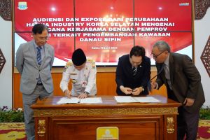 Kembangkan Wisata Danau Sipin, Pemprov Jambi Jalin Kerjasama dengan Investor Korea Selatan