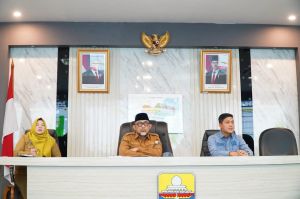Sekda Sudirman Ikuti Zoom Meeting Bersama Mendagri Terkait Pelantikan Kepala Daerah