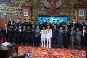 Pidato Perdana Al Haris, Pastikan Ketersediaan Komoditi Pangan dan Penyelesaian Batas Wilayah