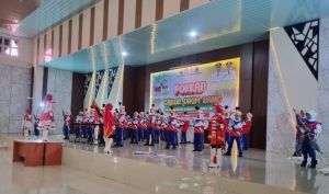 Tampil Perdana, Drumband SDN 106 Muaro Sebapo Raih Juara Harapan 3 PORKAB Muaro Jambi