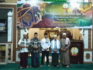 Peringatan Nuzulul Quran di Korem 042, Momentum Membentuk Mental Prajurit Berlandaskan Nilai Tauhid