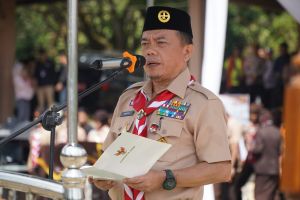 Buka Jambore Daerah Pramuka, Al Haris: Ini Wadah Mengasah Wawasan, Kepemimpinan, dan Kemandirian 