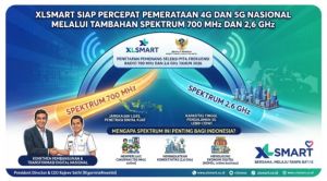 XLSMART Siap Percepat Pemerataan 4G dan 5G Nasional melalui Tambahan Spektrum 700 MHz dan 2,6 GHz